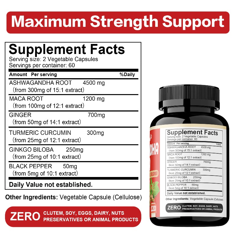 Suplementy Ashwagandha i Maca  – Valerian Root Capsule recenzja i cena